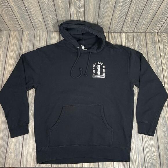 Here Come The Mummies Underground Band Black Hoodie Sweatshirt Sz L Funk Rock - Picture 2 of 8